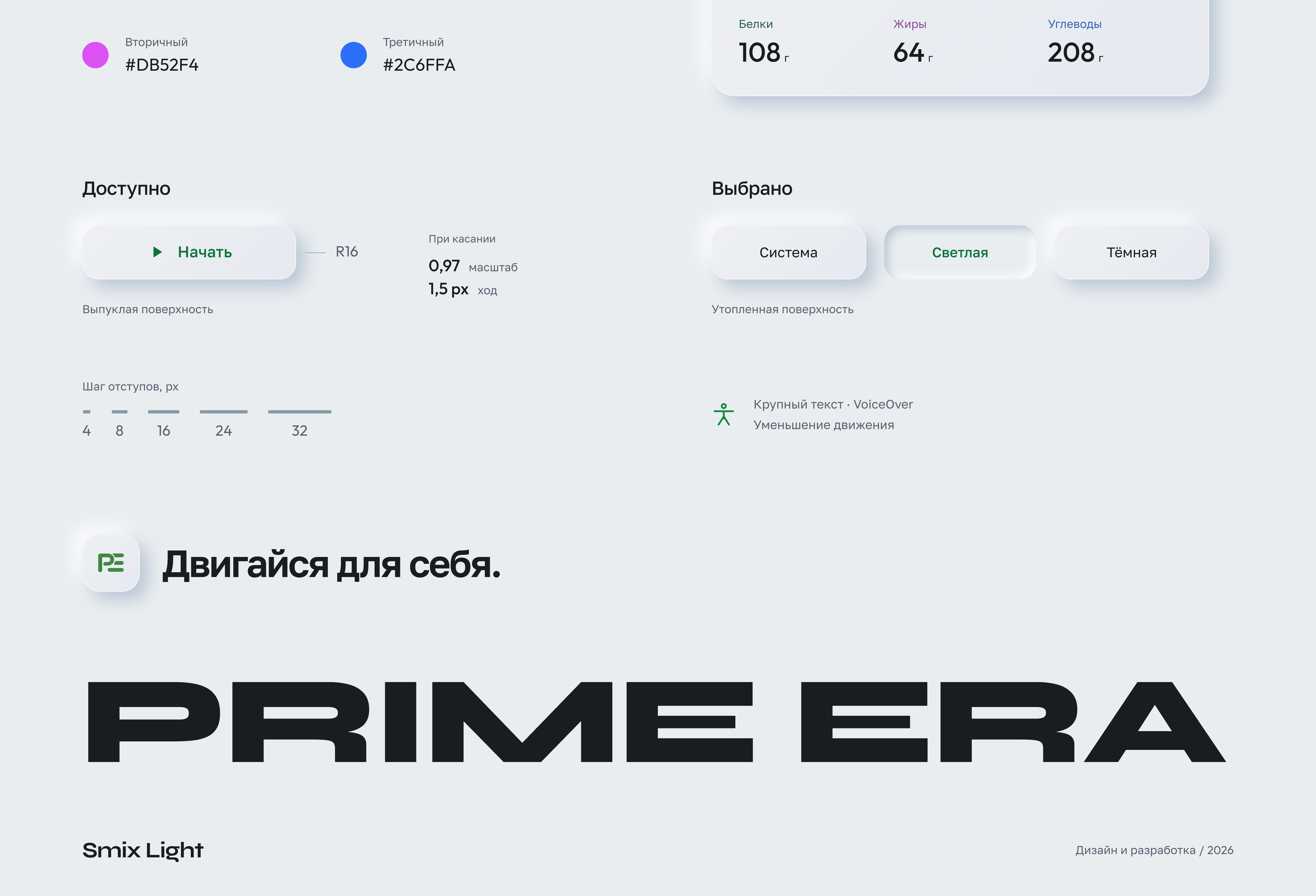 Prime Era. Часть 8 из 8. Оригинальный кейс Behance, на русском языке.